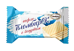 Вафли ПломбирОк с йогуртом