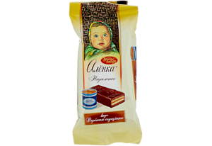 Пирожное Аленка вкус вареная сгущенка, 40гр