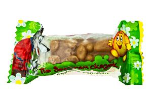 Конфета По дорогам сказок  молочная конфета с молочно-кремовой начинкой со вкусом бисквита 
